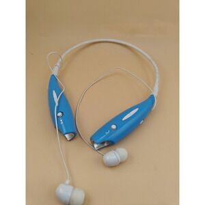 LG Tone HBS-730 Wireless Bluetooth Headset Neckband Stereo White Blue